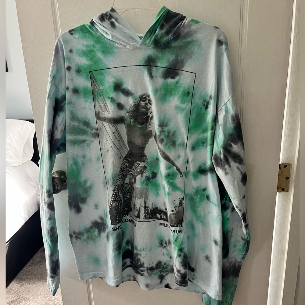 Miley Cyrus Hooded T-Shirt